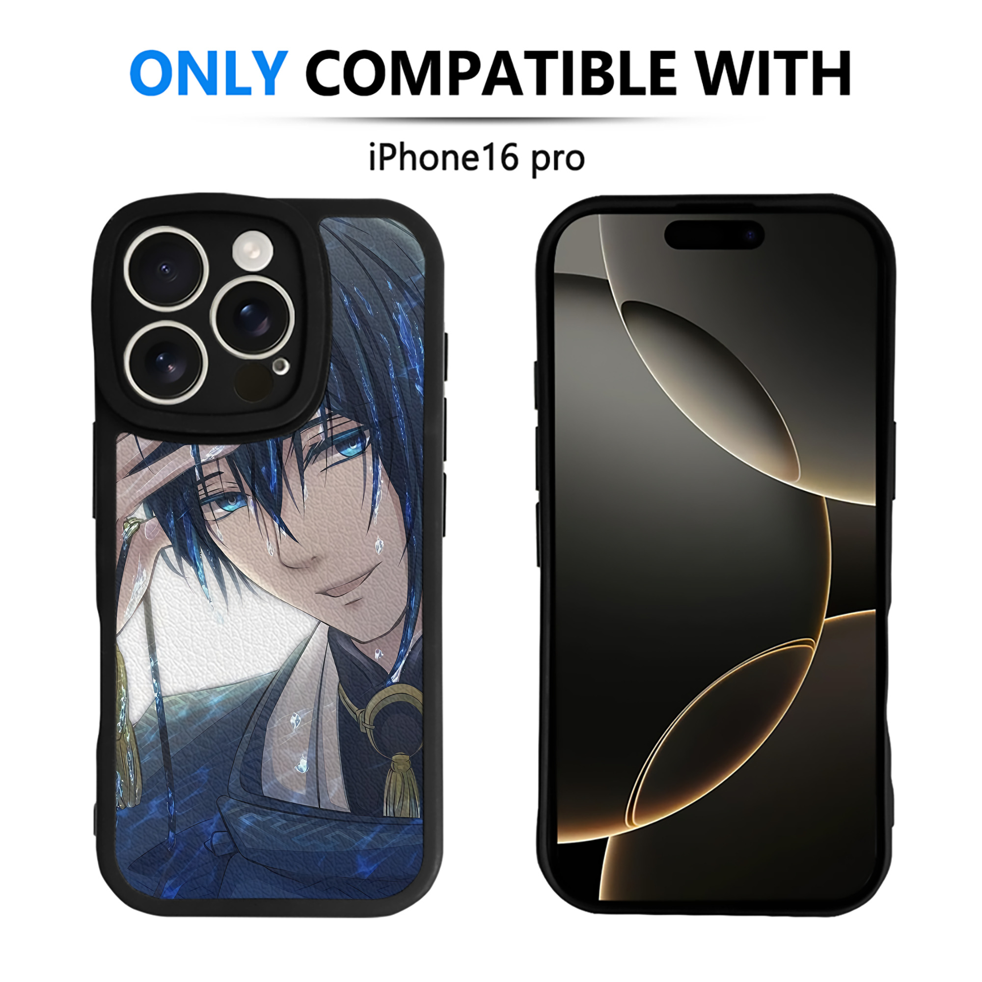 （画像用） 刀剣乱舞 Touken Ranbu 【iPhone 16シリーズ対応】シリコンスマホケース（レザー調） 材質：シリコン